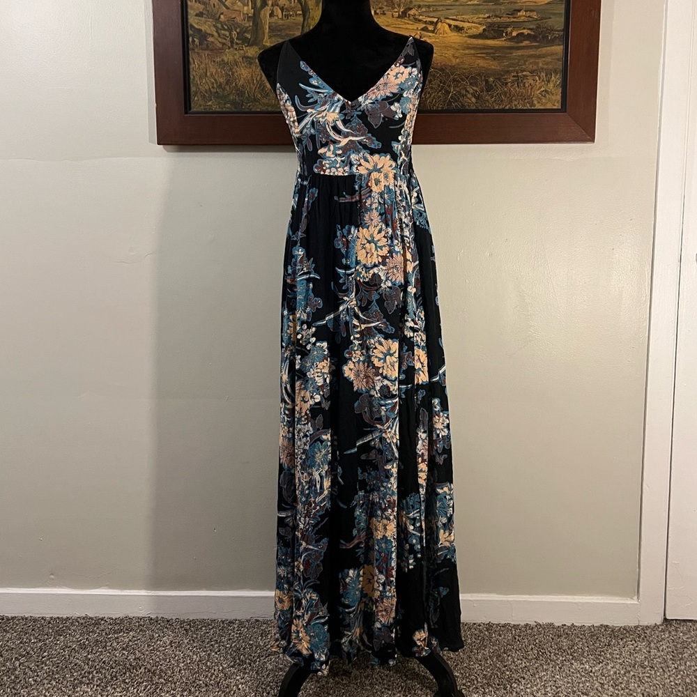 Free People Intimately Through The Vine Floral Boho Festival Maxi Dress